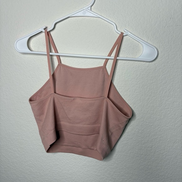 Blush Pink Women's Halter Top - Picture 4 of 5